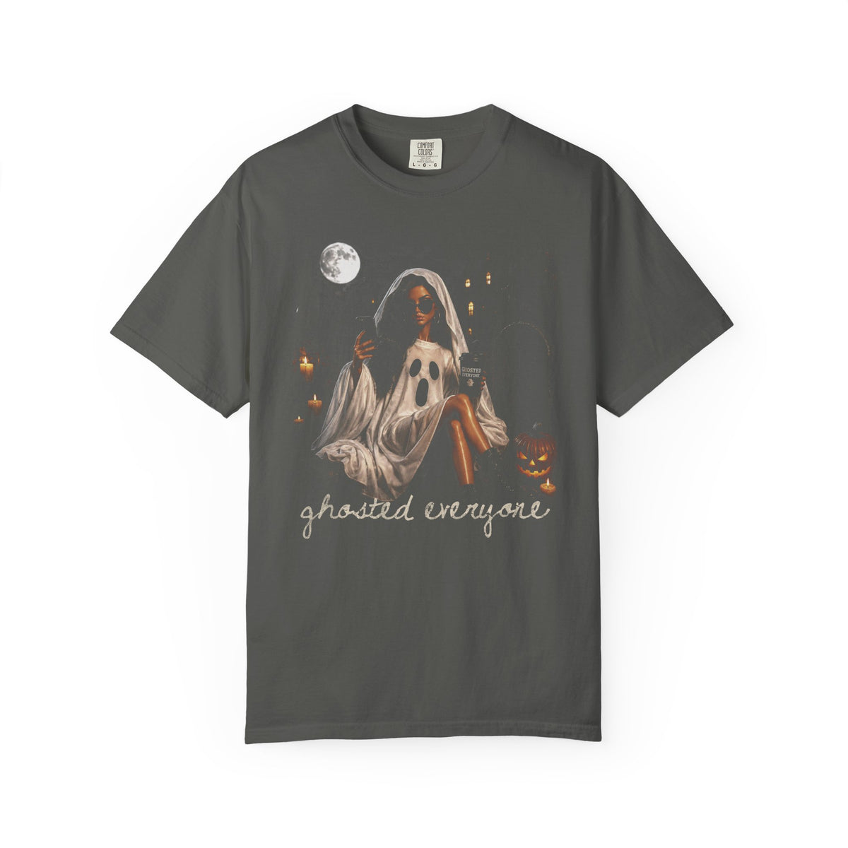 Ghosted Everyone T‑Shirt — Vintage Halloween Ghost Graphic Tee