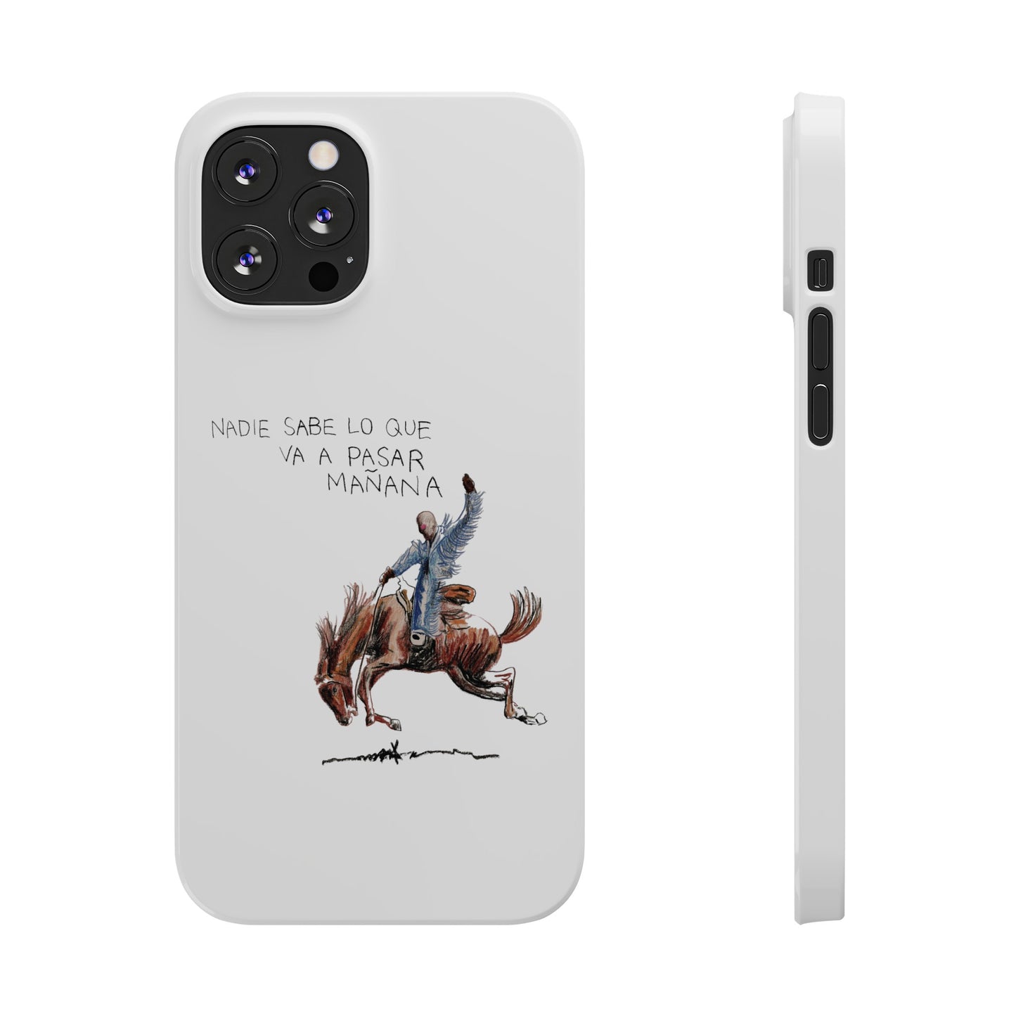 Nadine Sabe Lo Que Va A Pasar Mañana- Bad Bunny iPhone Phone Case