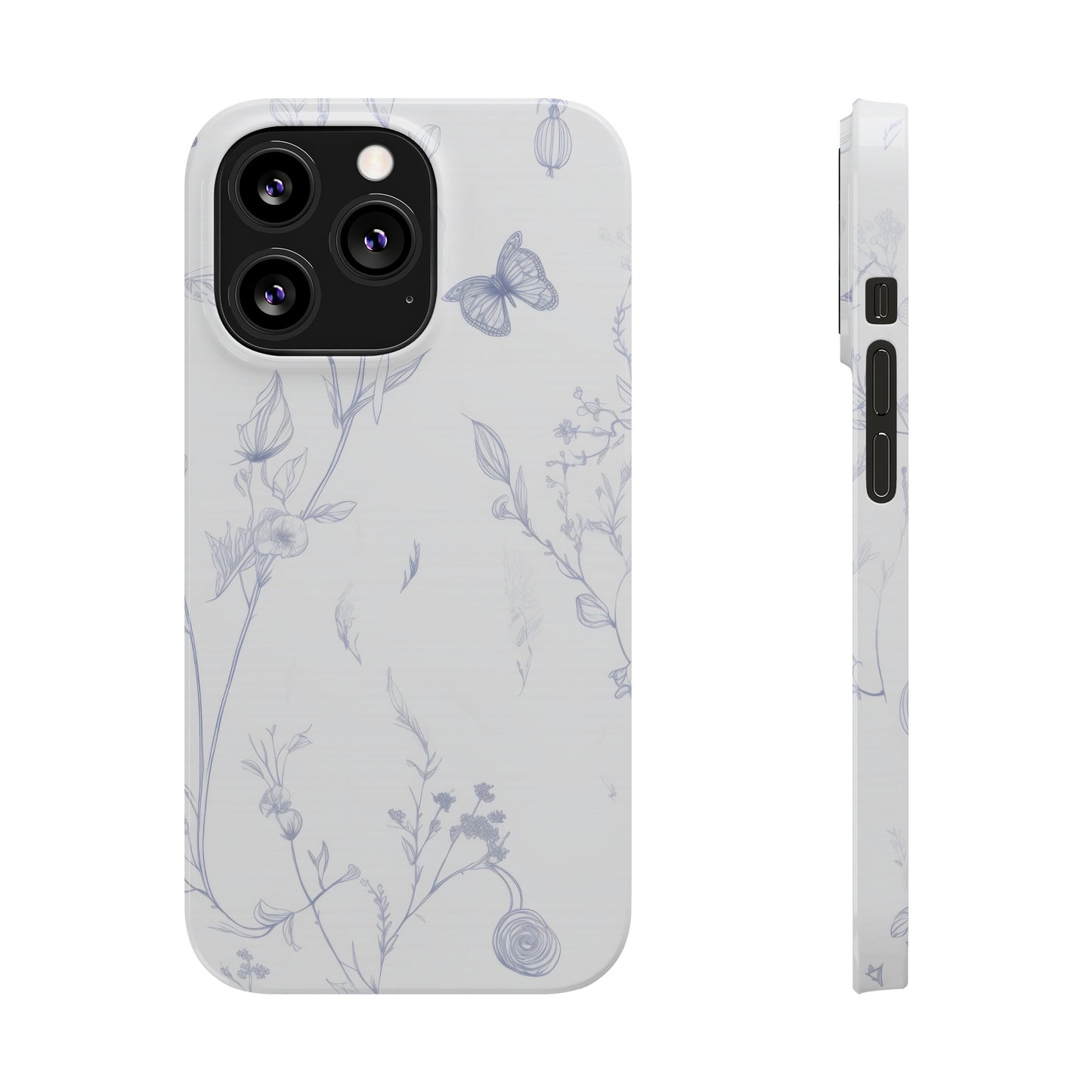 Butterfly Flower iPhone Phone Case