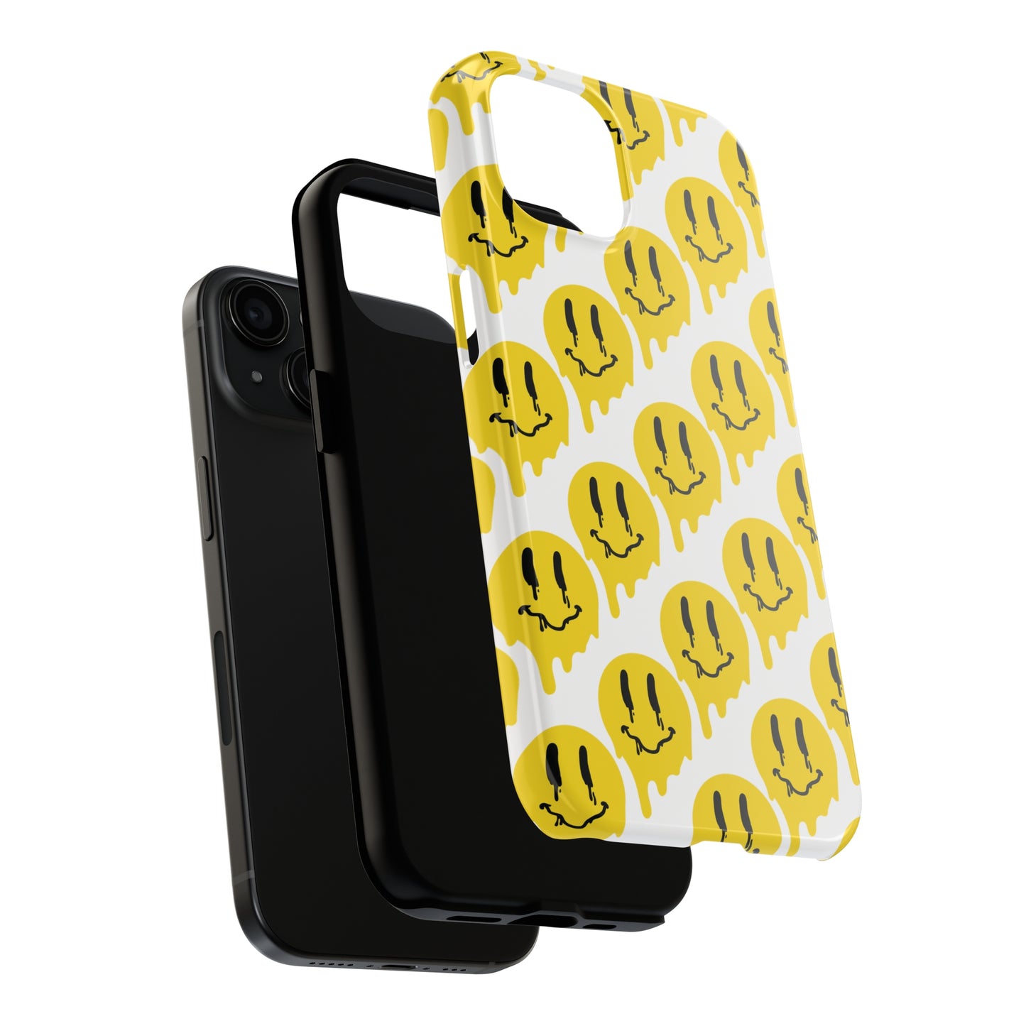 Melting Smiley Faces iPhone Phone Case