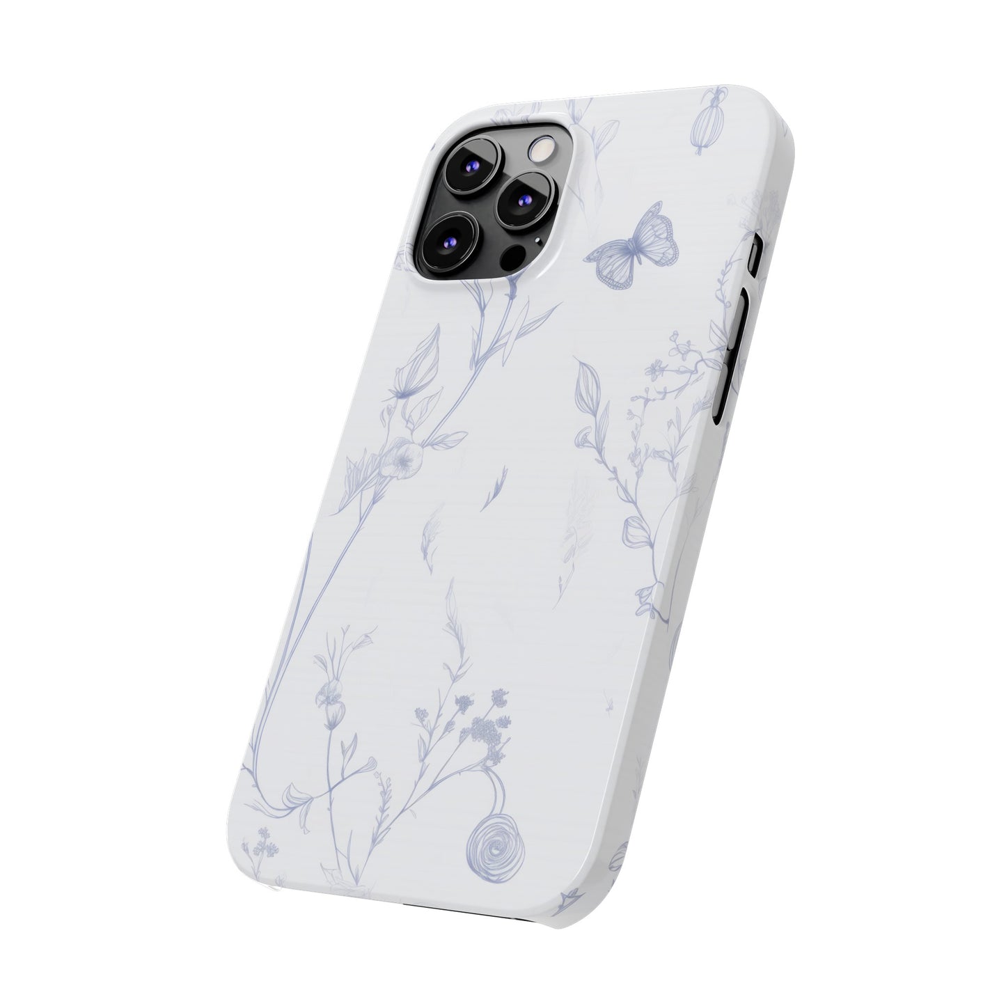 Butterfly Flower iPhone Phone Case