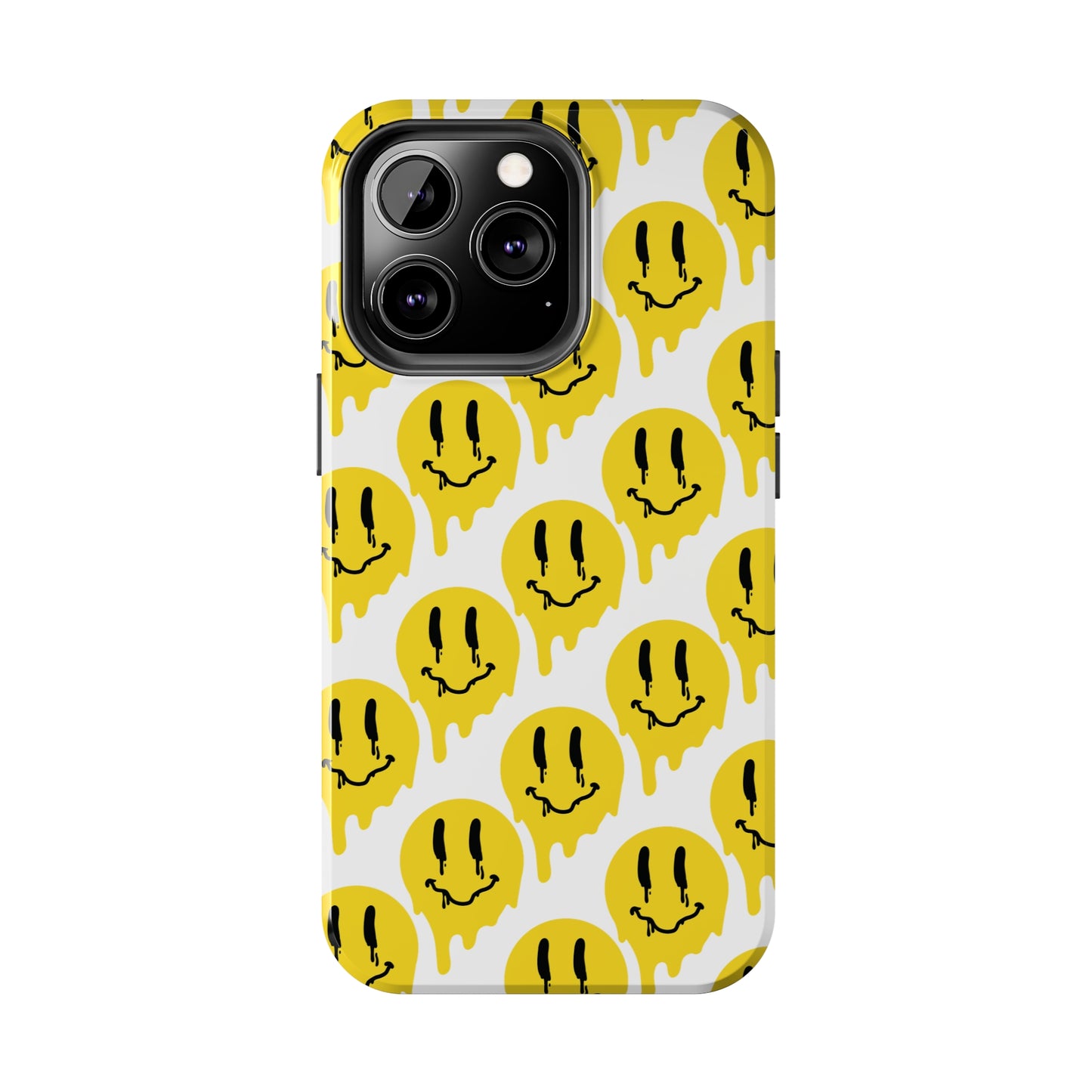 Melting Smiley Faces iPhone Phone Case