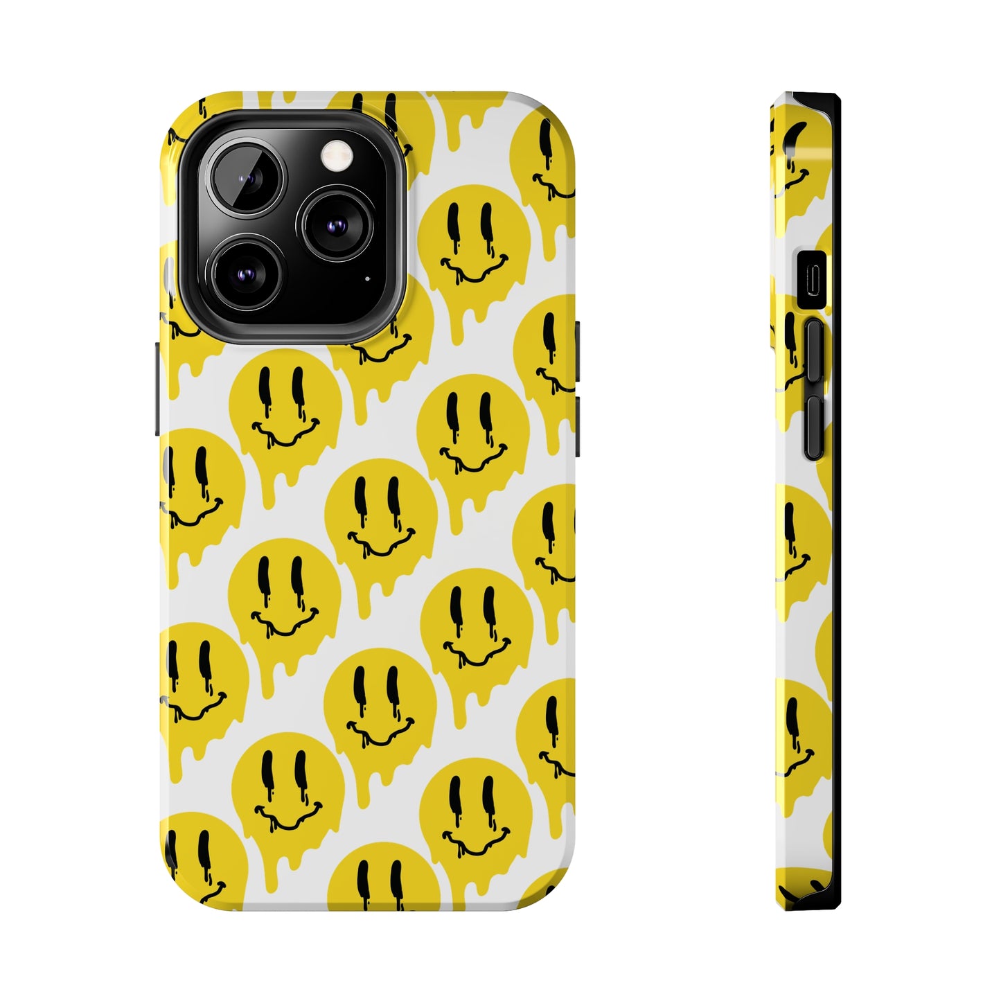 Melting Smiley Faces iPhone Phone Case