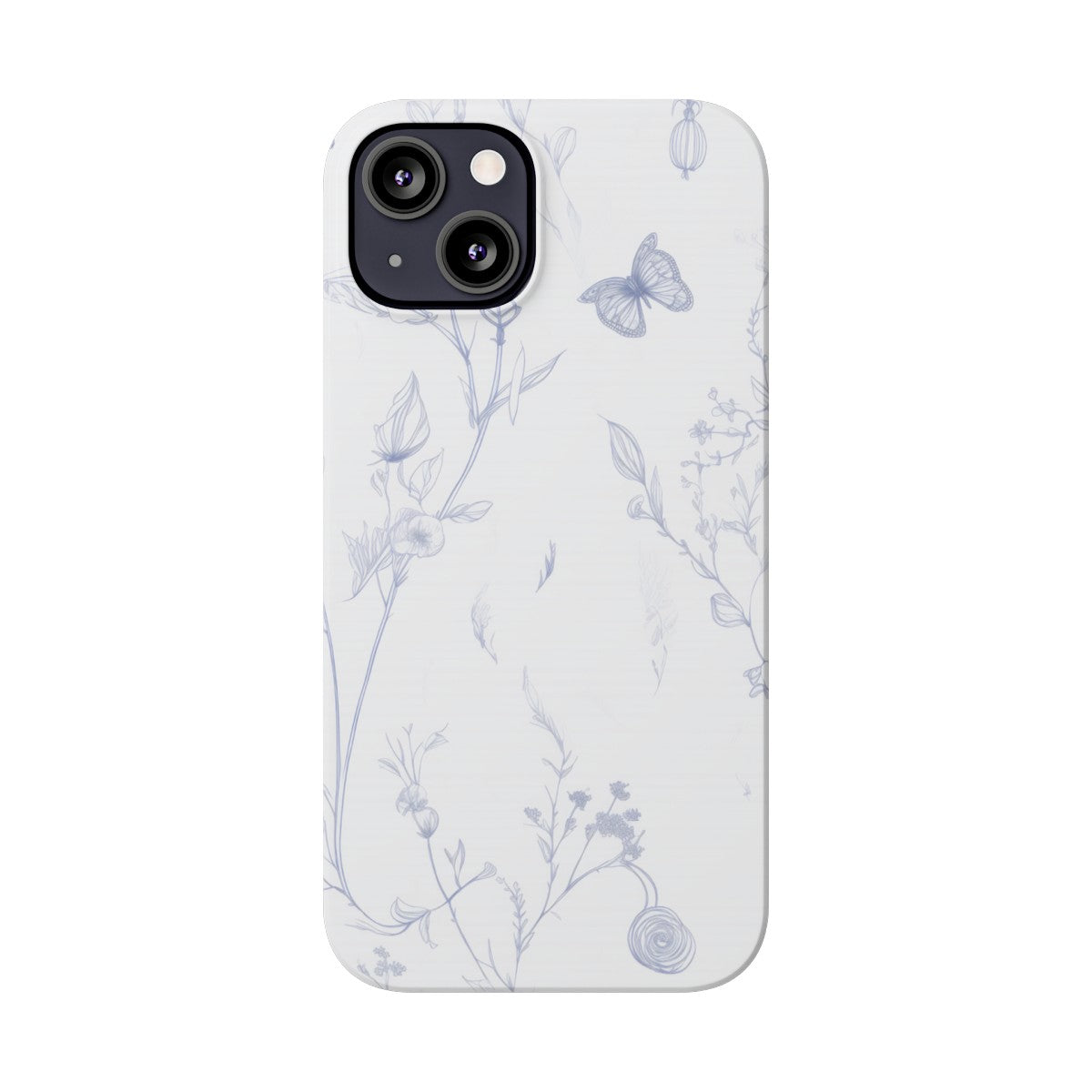 Butterfly Flower iPhone Phone Case