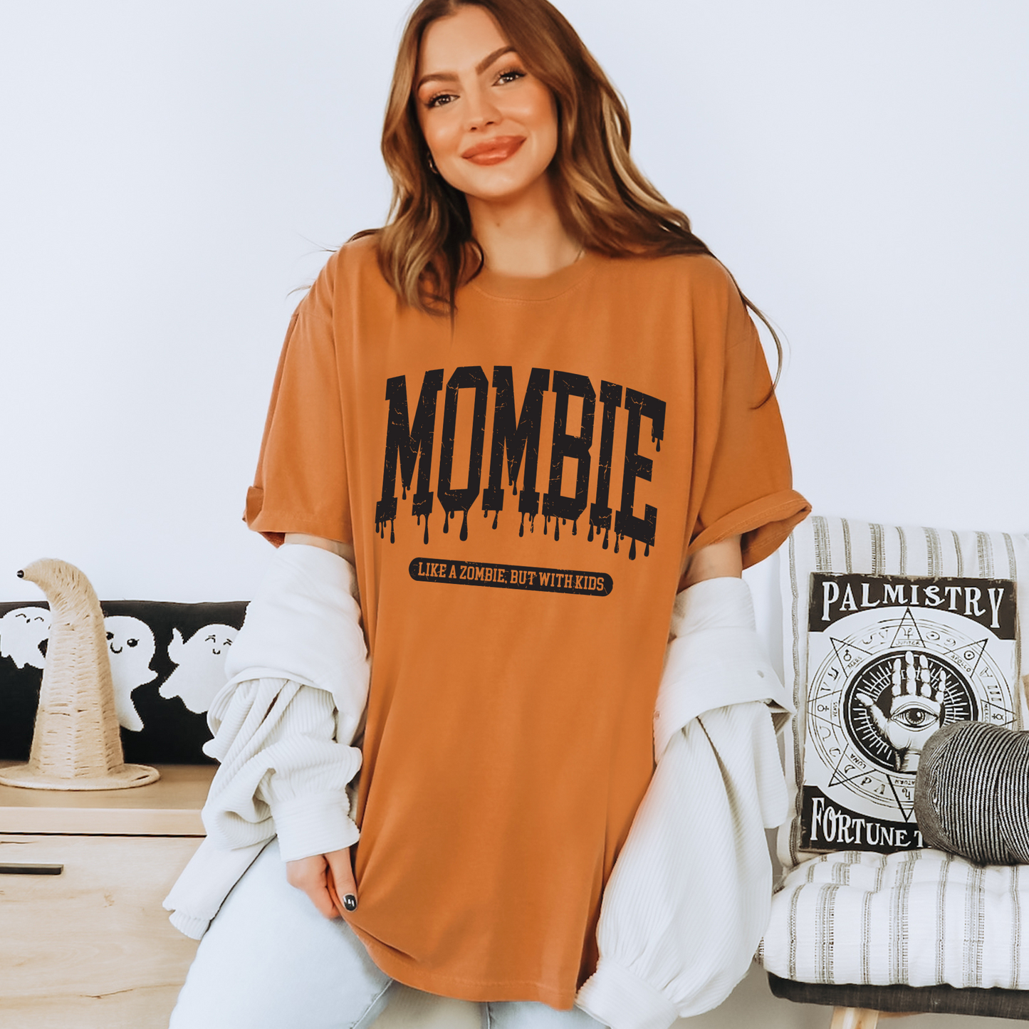 Mombie Like a Zombie, But With Kids T-Shirt